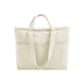 Westford Mill Double Handle Cargo Pocket Tote – Natural