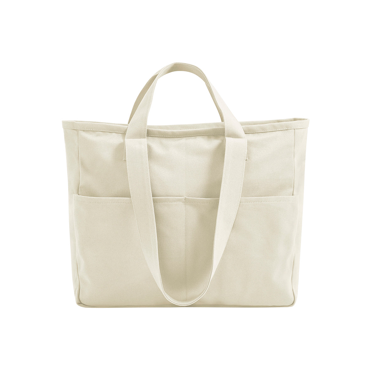 Westford Mill Double Handle Cargo Pocket Tote – Natural