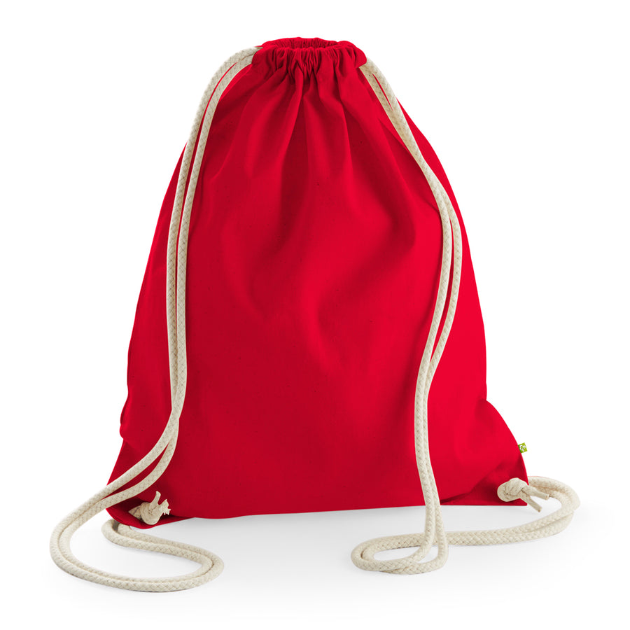 Westford Mill EarthAware® Organic Gymsac – Classic Red