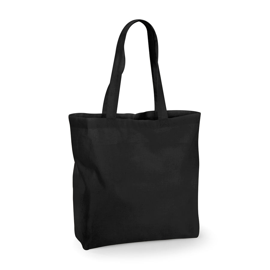 Westford Mill Recycled Cotton Maxi Tote – Black