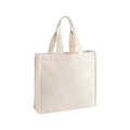 Westford Mill Chevron Handle Shopper – Natural