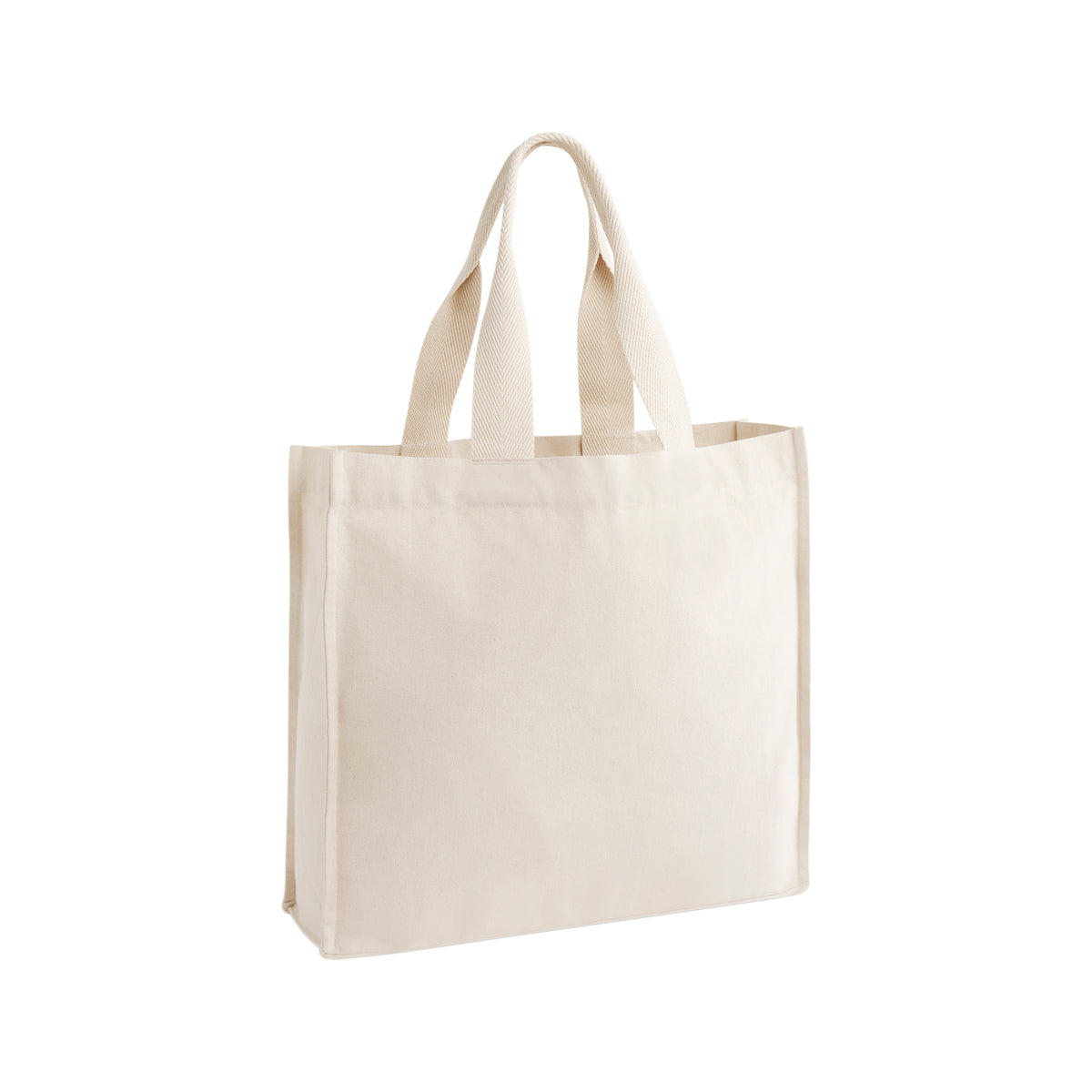 Westford Mill Chevron Handle Shopper – Natural