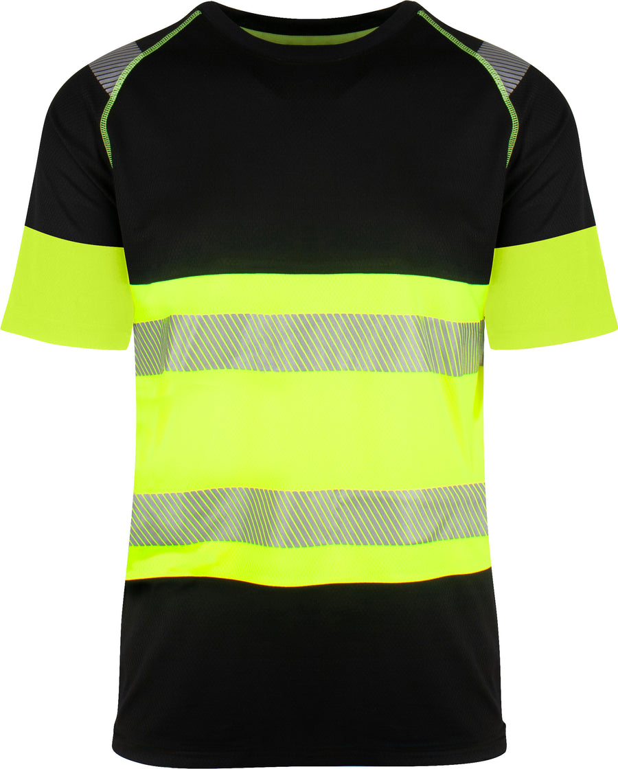 YOU Impact tee – Sort/Safety Gul
